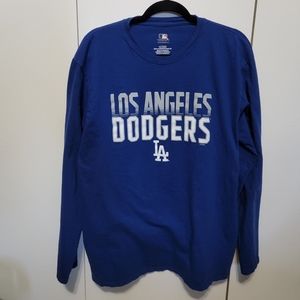 Men's Longsleeve Los Angeles Dodgers T-shirt Size XL